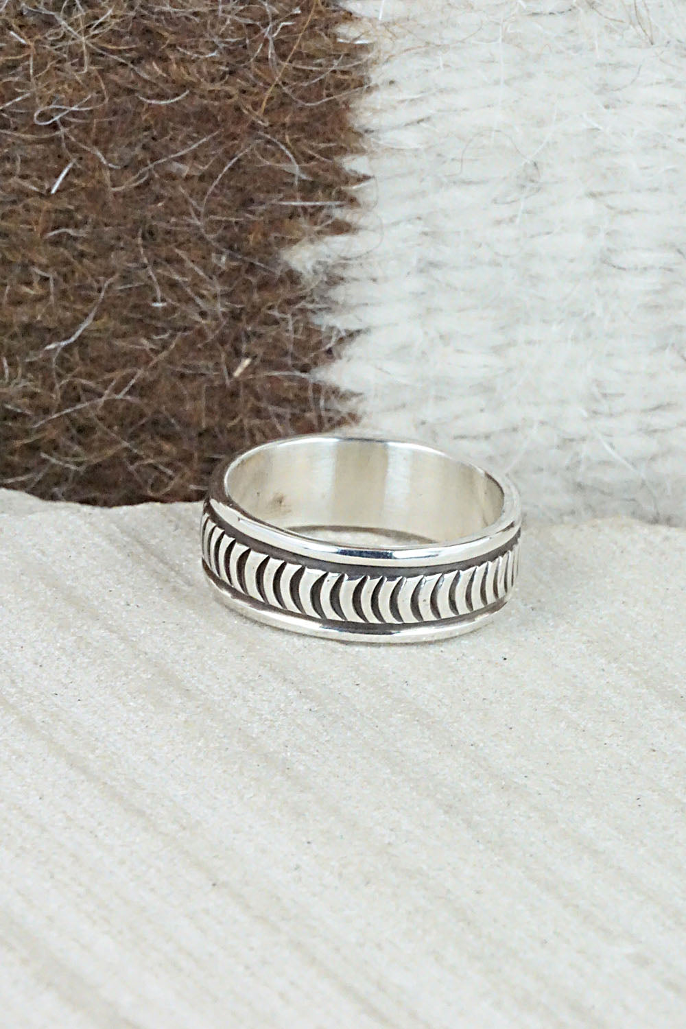 Sterling Silver Ring - Bruce Morgan - Size 8