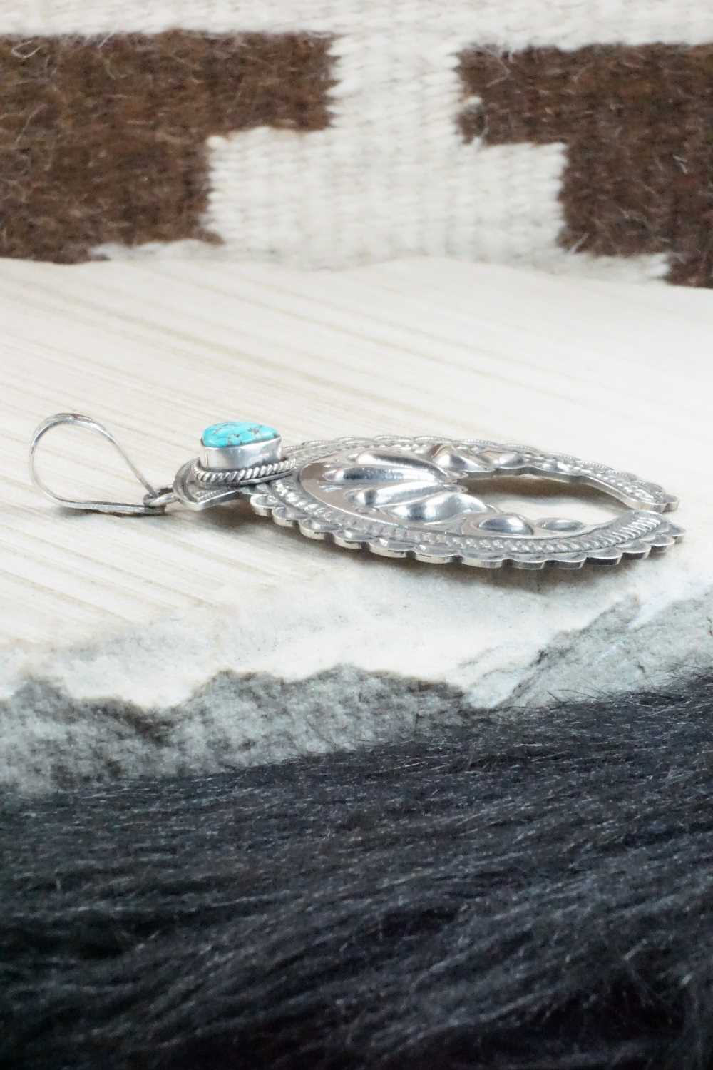 Turquoise & Sterling Silver Pendant - Alex Sanchez