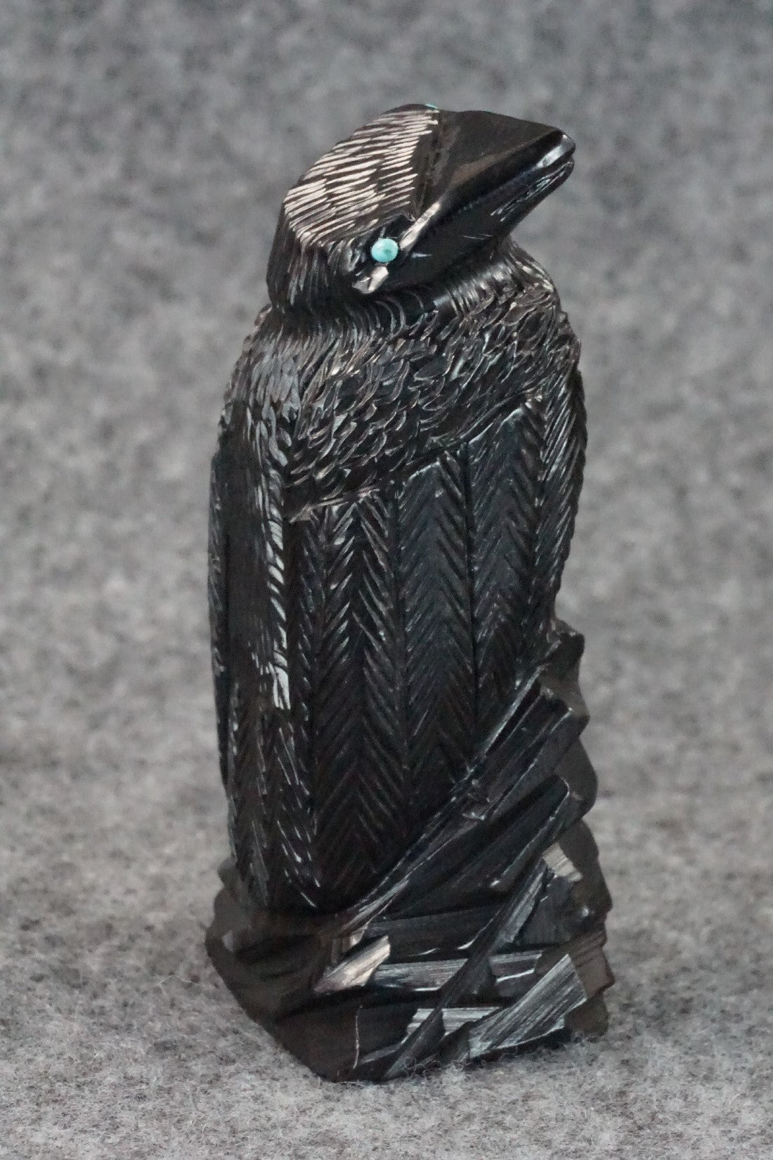 Crow Zuni Fetish Carving - Mike Tucson