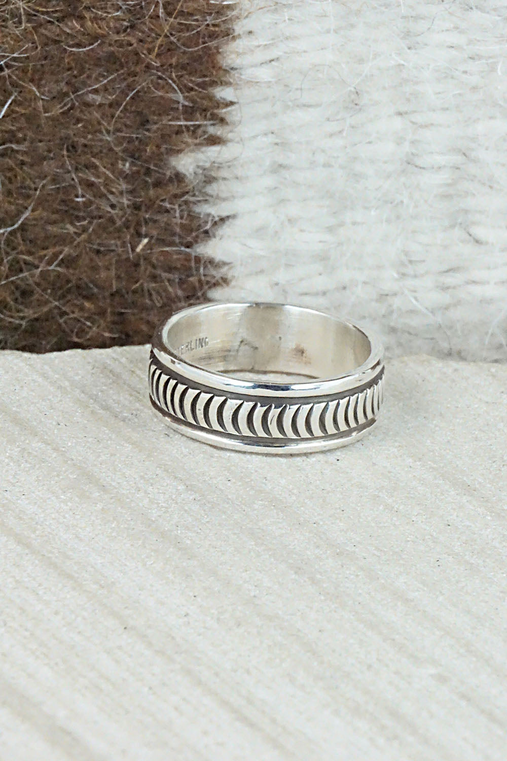 Sterling Silver Ring - Bruce Morgan - Size 8