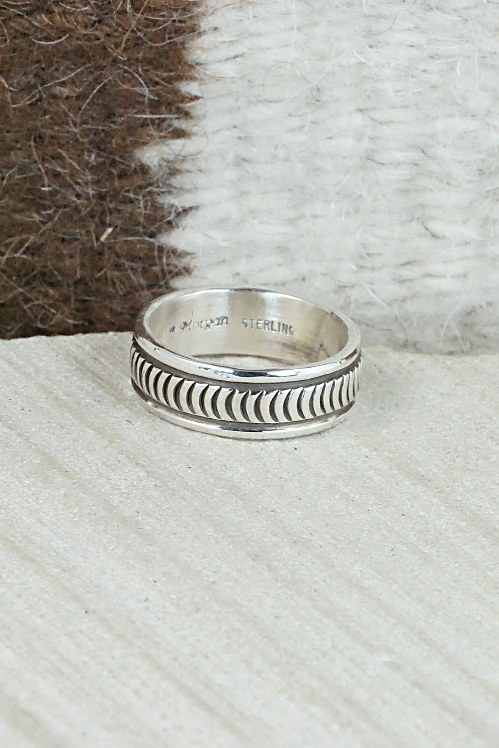 Sterling Silver Ring - Bruce Morgan - Size 8