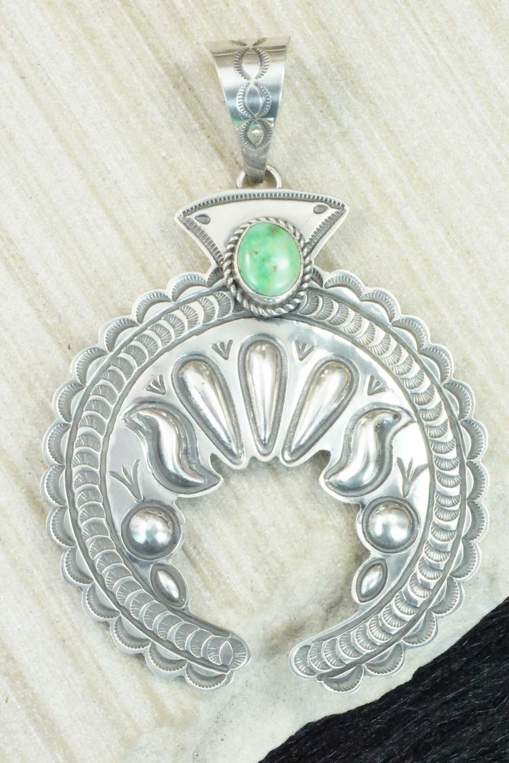 Turquoise & Sterling Silver Pendant - Alex Sanchez
