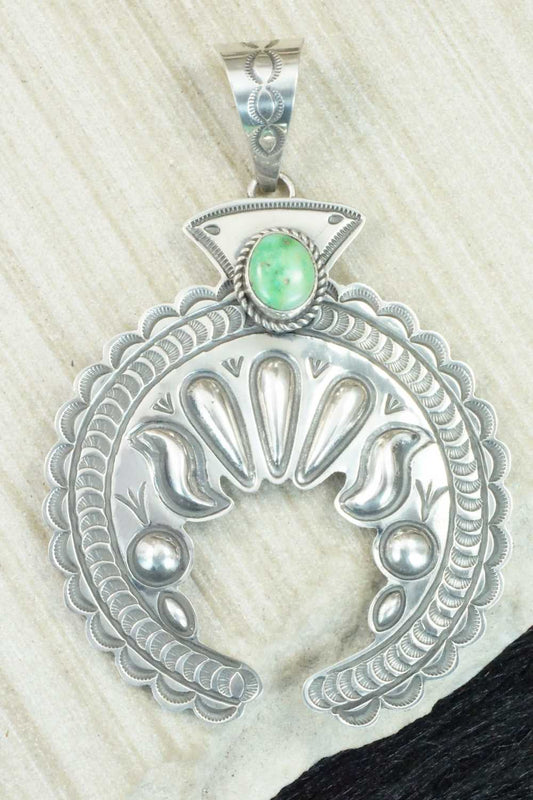 Turquoise & Sterling Silver Pendant - Alex Sanchez