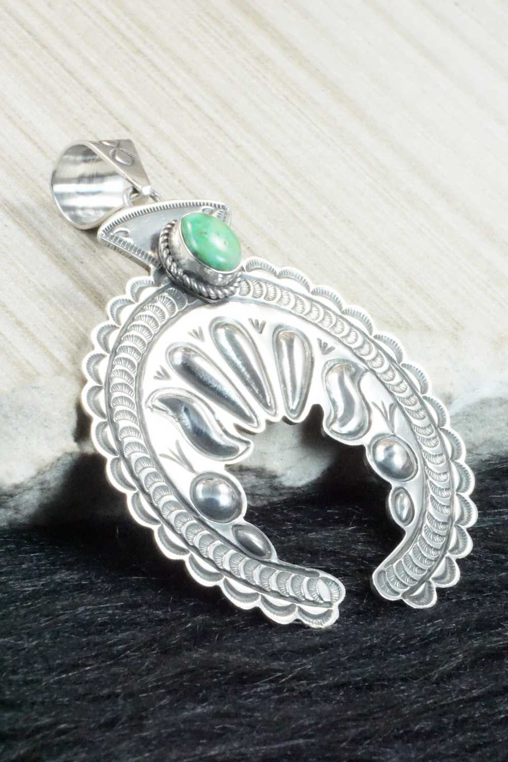 Turquoise & Sterling Silver Pendant - Alex Sanchez
