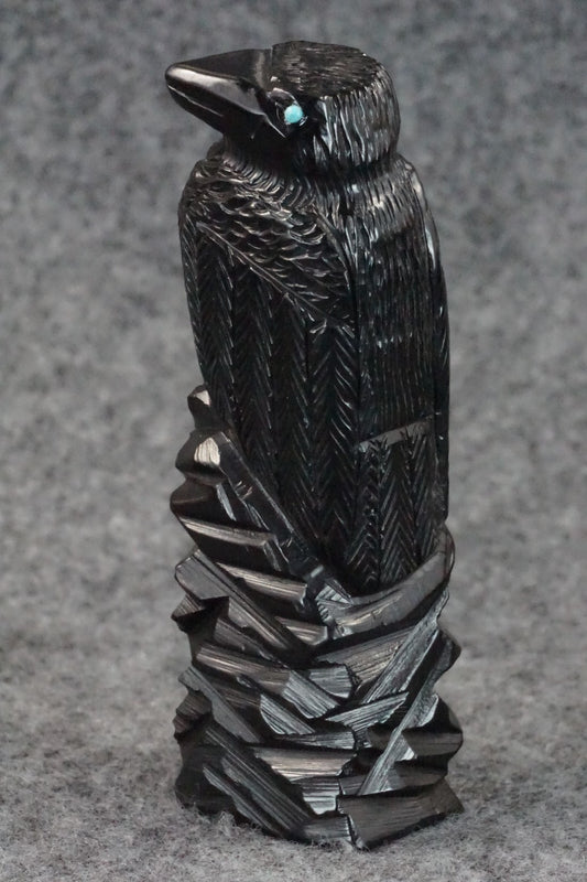 Crow Zuni Fetish Carving - Mike Tucson
