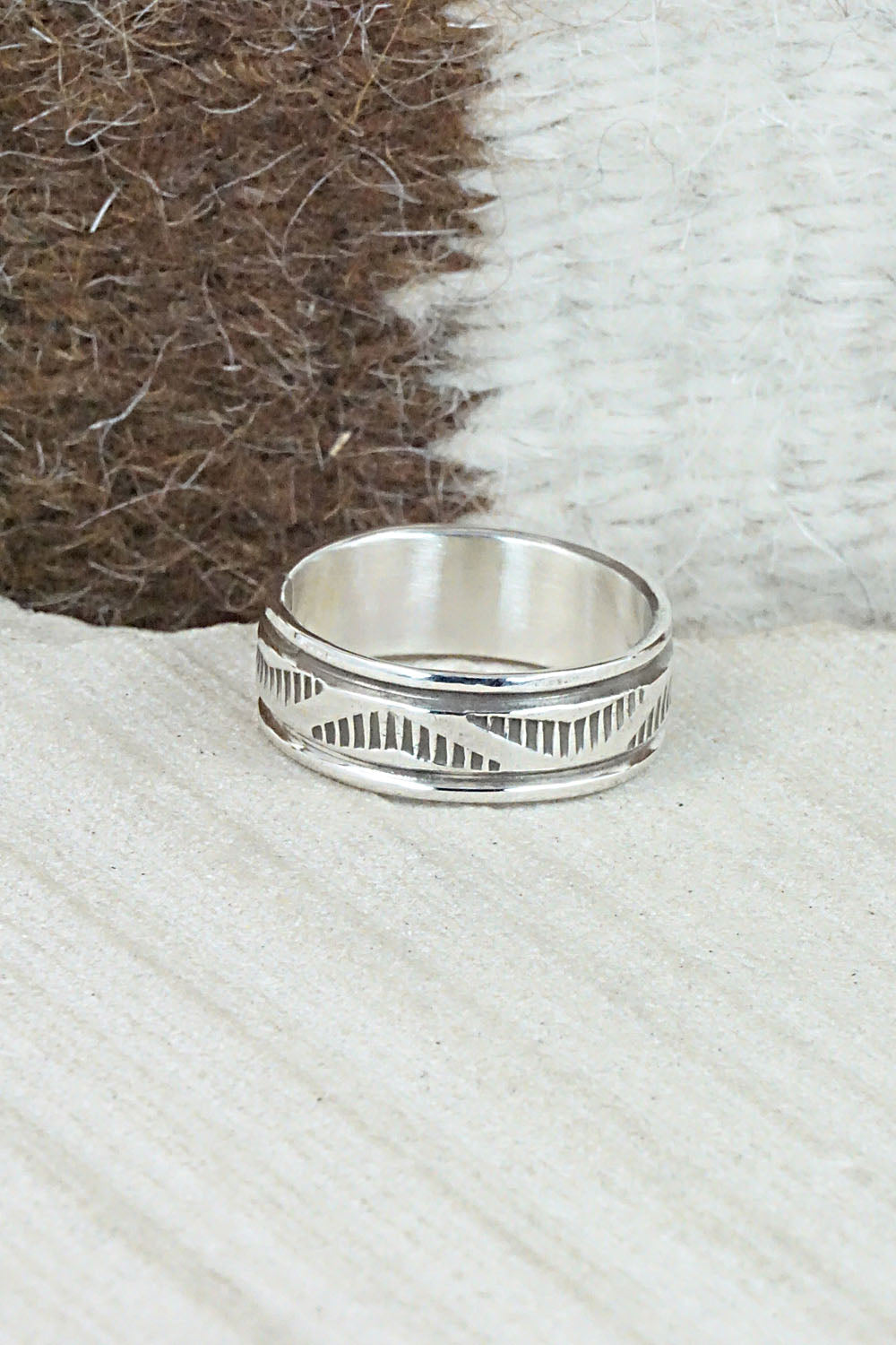 Sterling Silver Ring - Bruce Morgan - Size 8.75