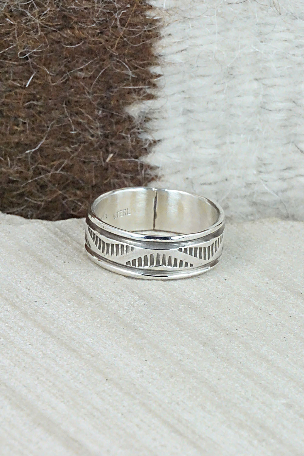 Sterling Silver Ring - Bruce Morgan - Size 8.75