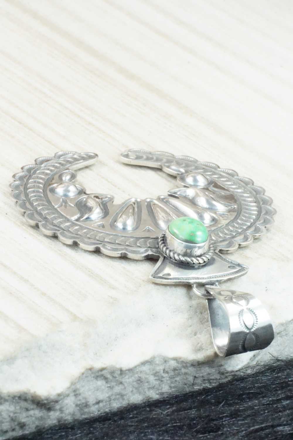 Turquoise & Sterling Silver Pendant - Alex Sanchez