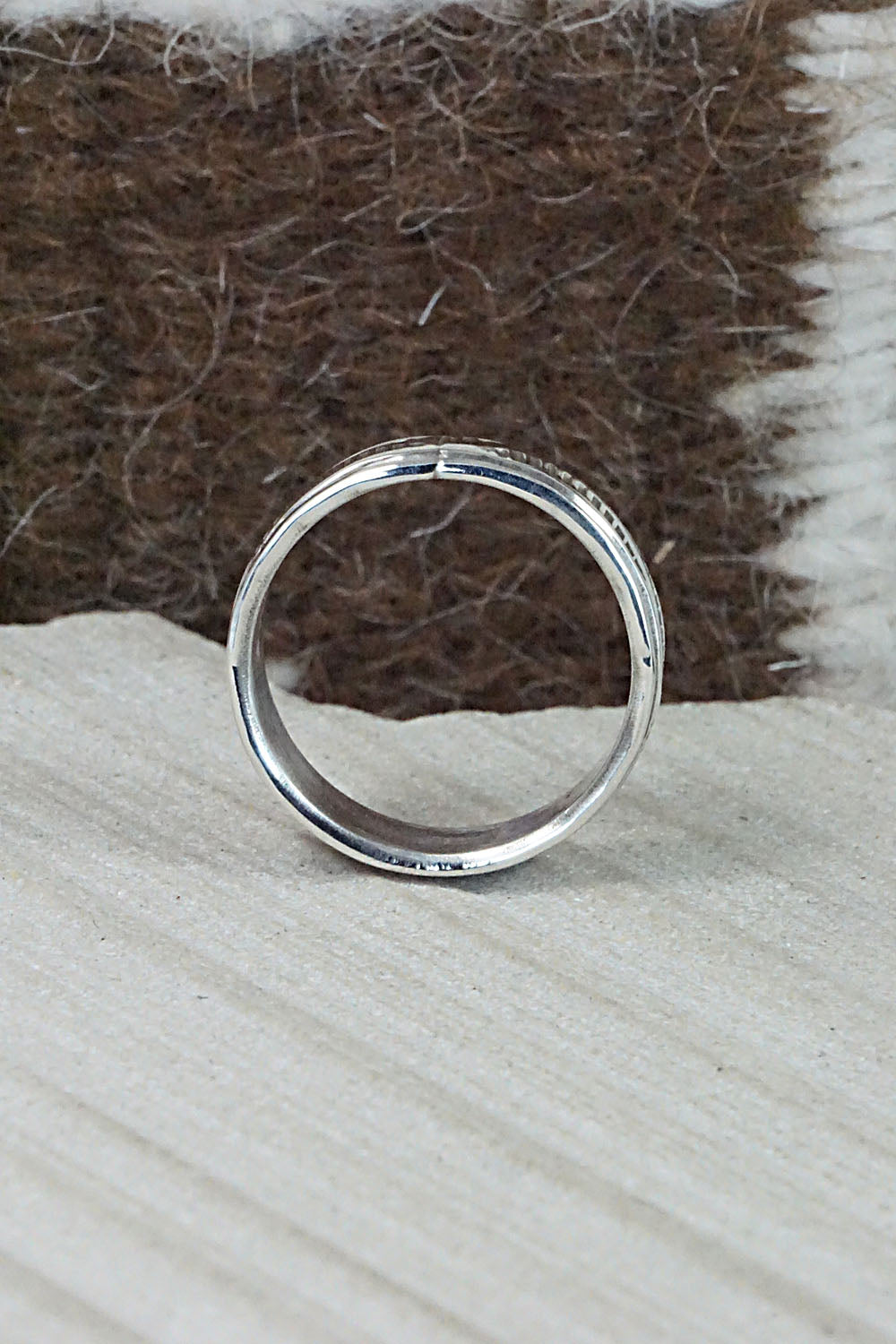 Sterling Silver Ring - Bruce Morgan - Size 8.75