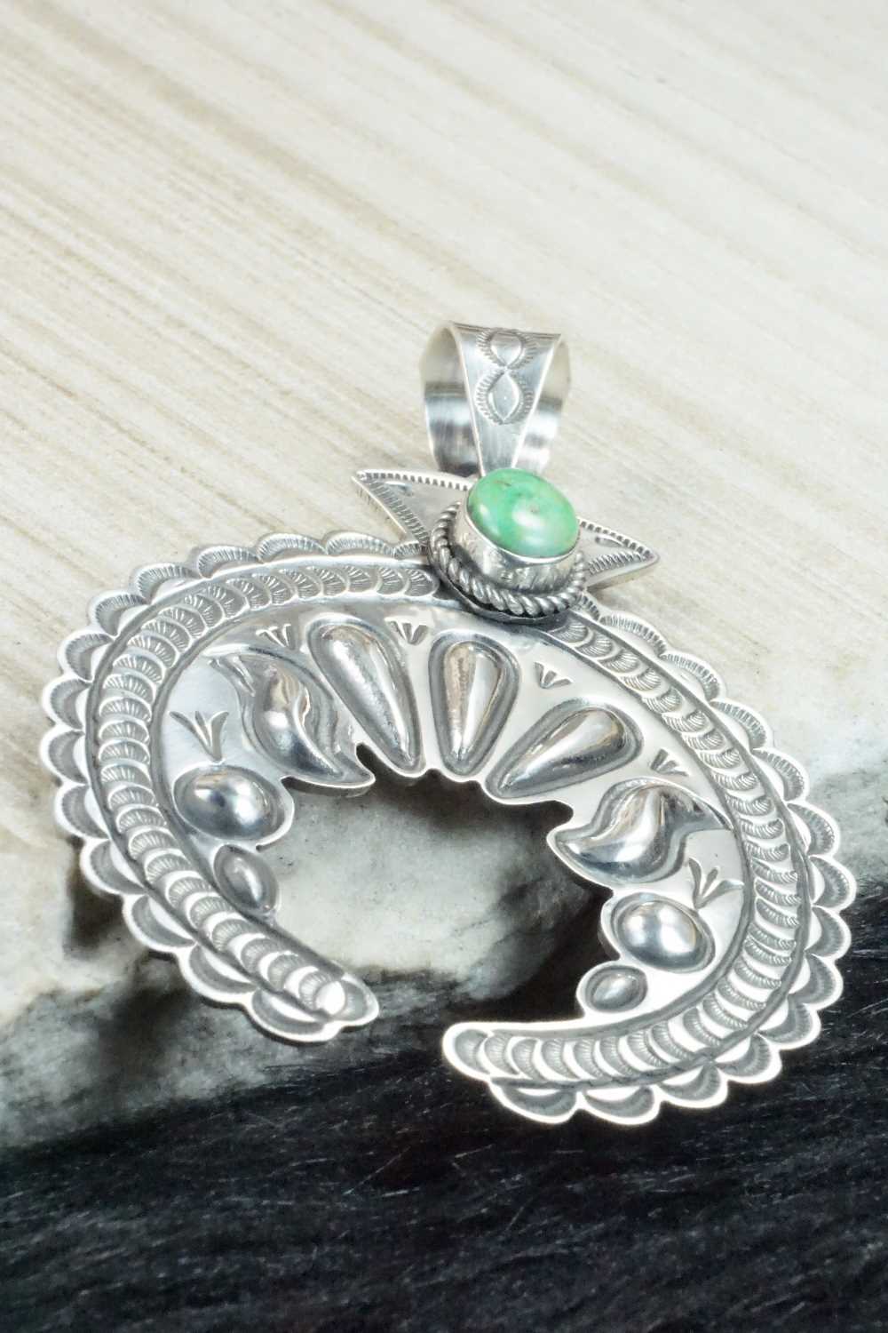 Turquoise & Sterling Silver Pendant - Alex Sanchez