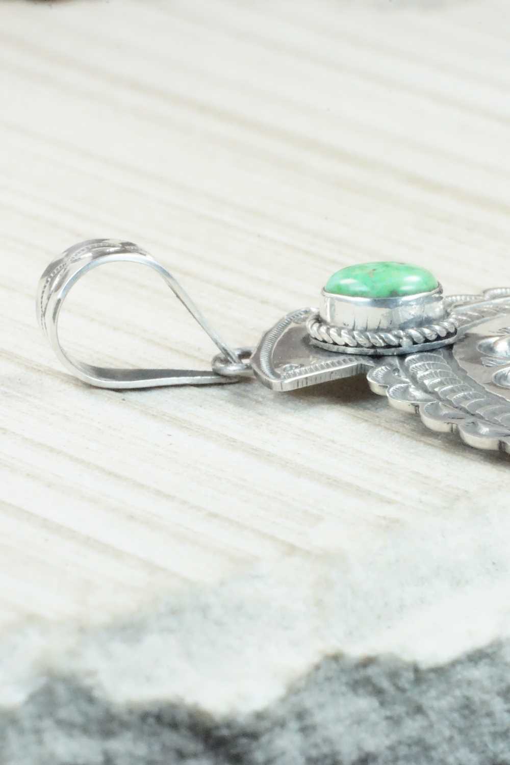 Turquoise & Sterling Silver Pendant - Alex Sanchez