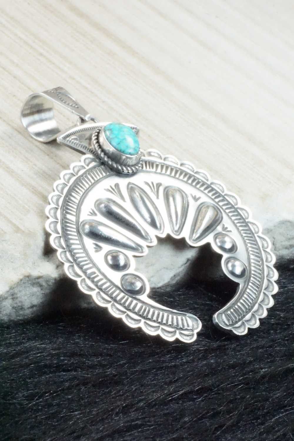 Turquoise & Sterling Silver Pendant - Alex Sanchez