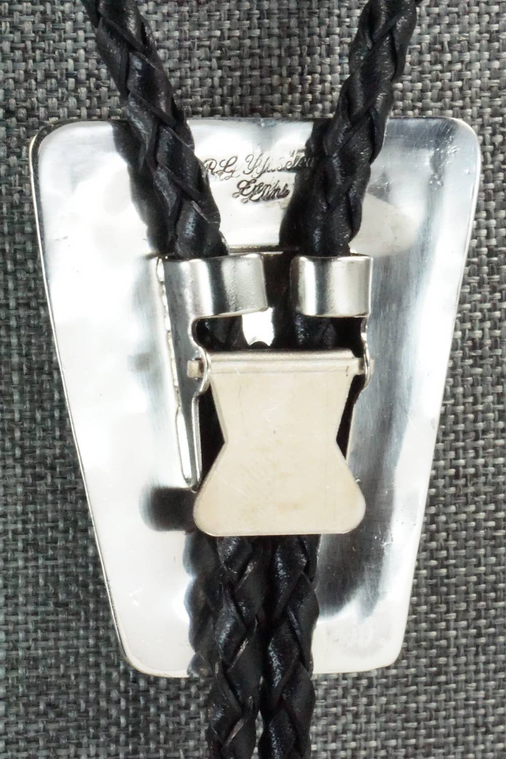 Multi Stone & Sterling Silver Inlay Bolo Tie - Rydell Yuselew