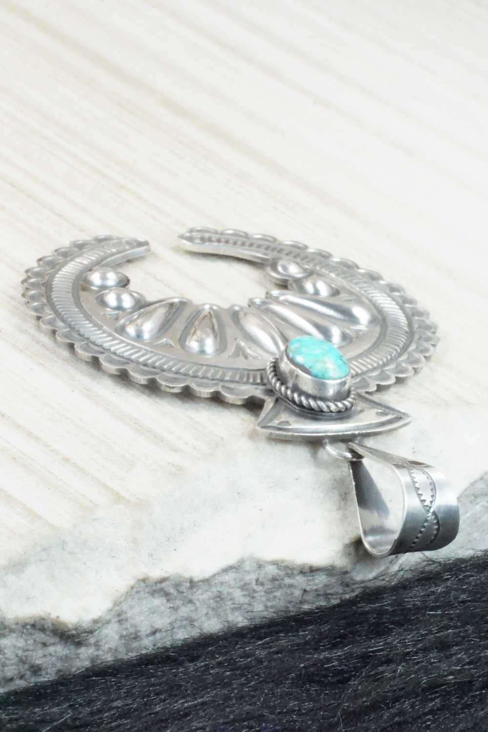 Turquoise & Sterling Silver Pendant - Alex Sanchez