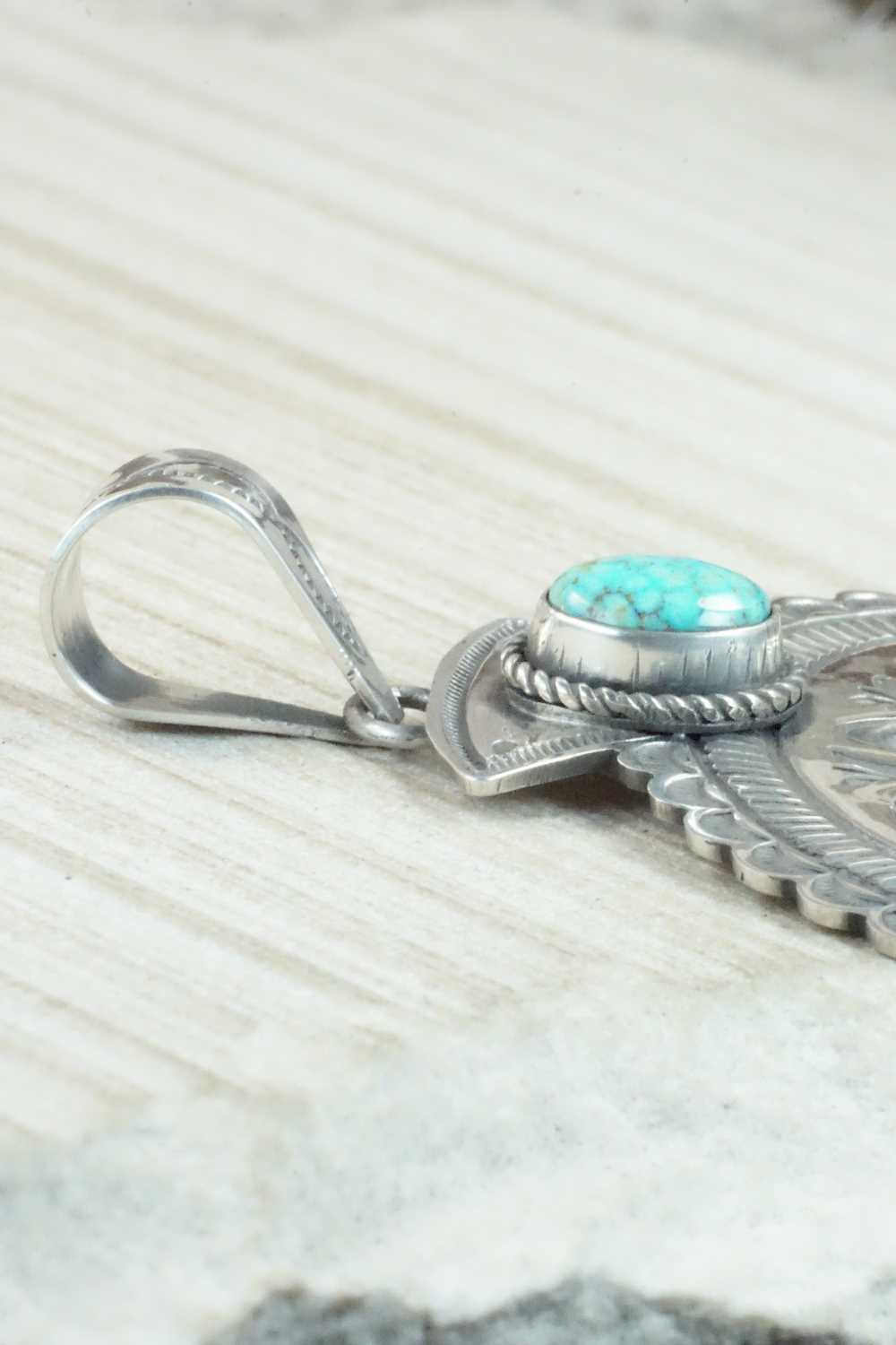 Turquoise & Sterling Silver Pendant - Alex Sanchez