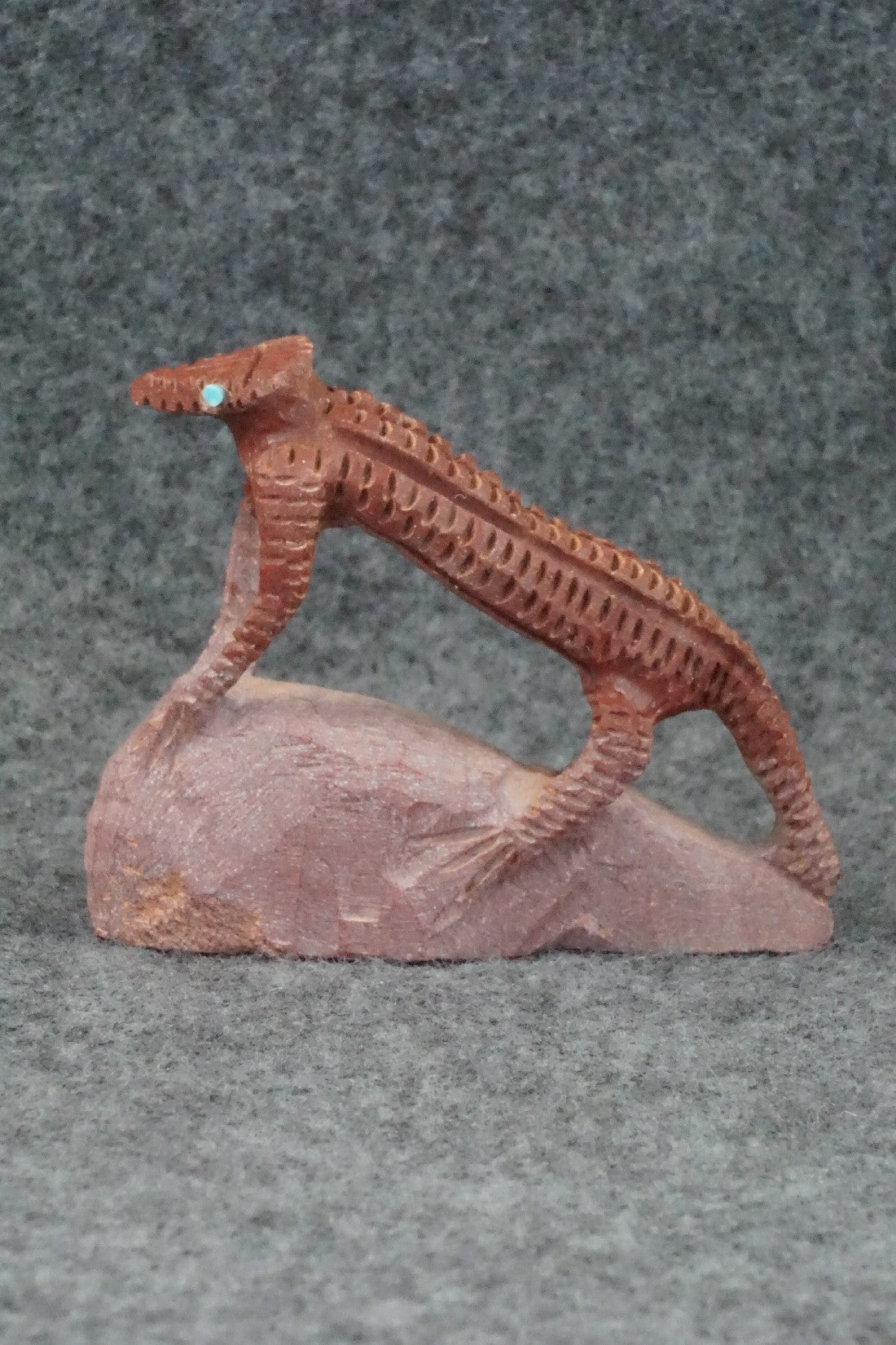 Lizard Zuni Fetish Carving - Jensen Charlie