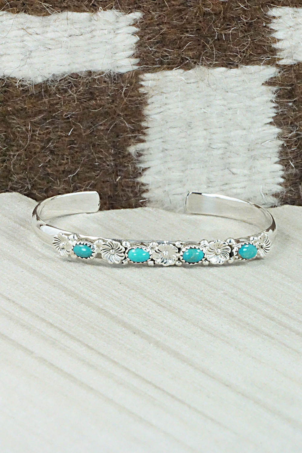 Turquoise & Sterling Silver Bracelet - William Begay