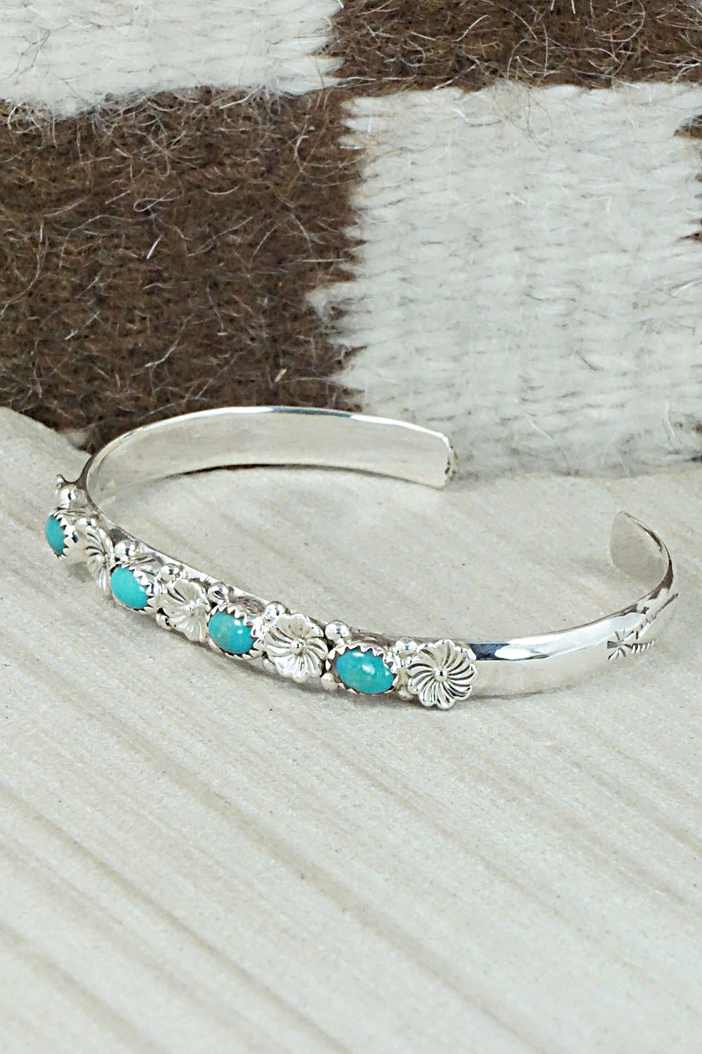 Turquoise & Sterling Silver Bracelet - William Begay
