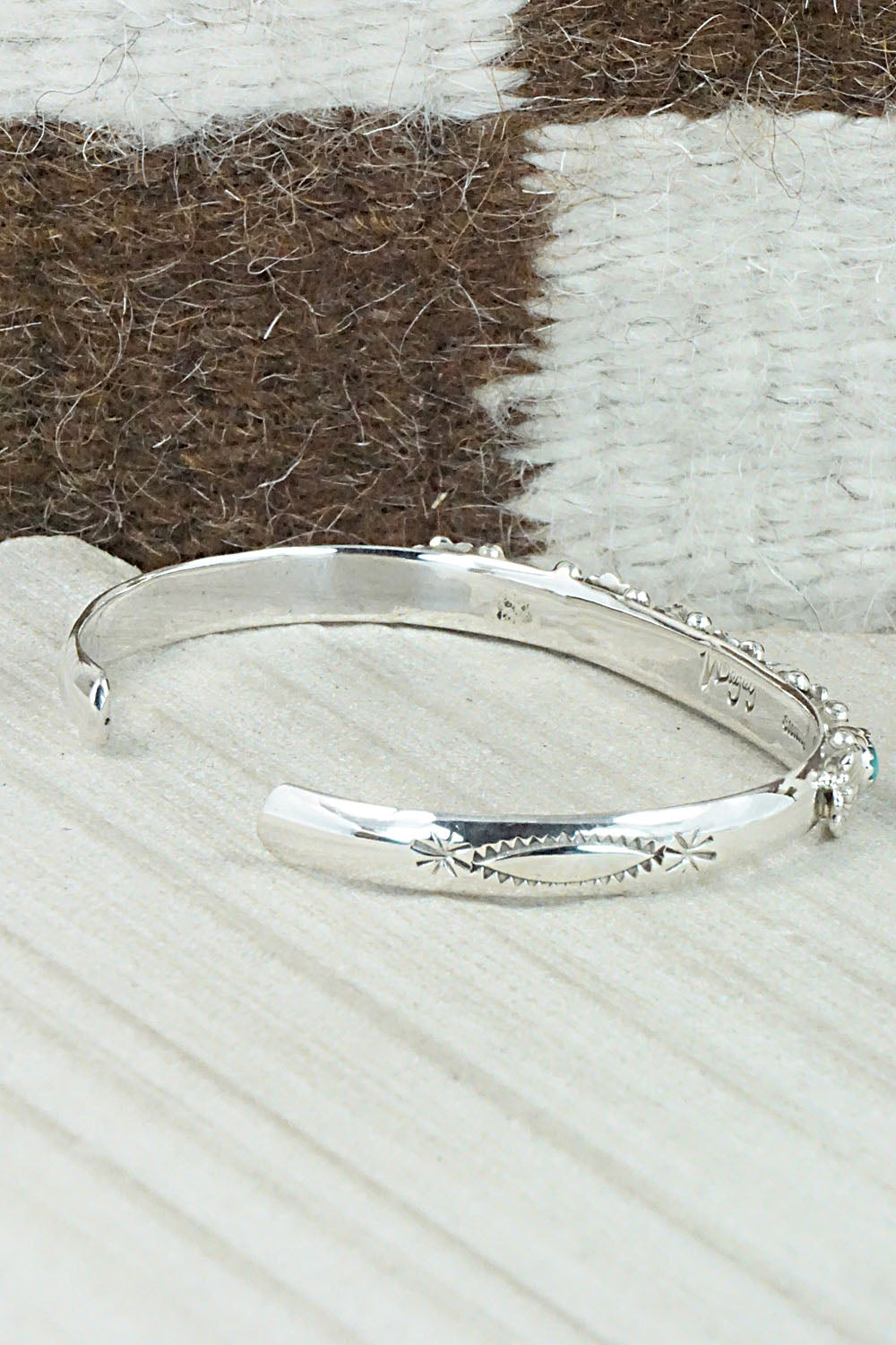 Turquoise & Sterling Silver Bracelet - William Begay