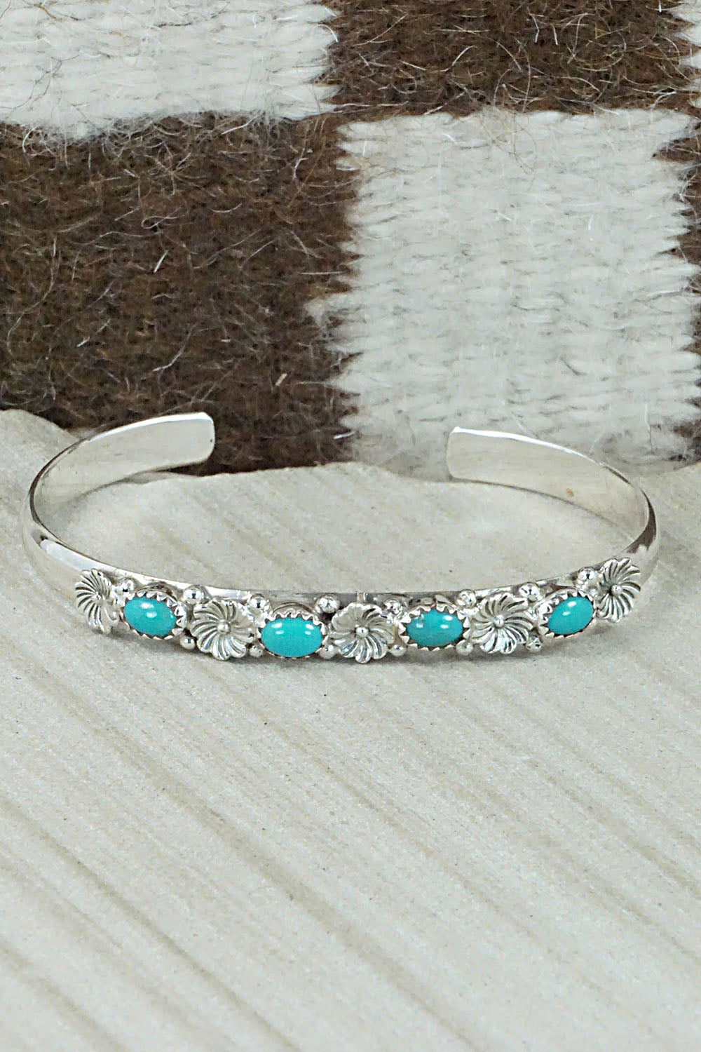Turquoise & Sterling Silver Bracelet - William Begay
