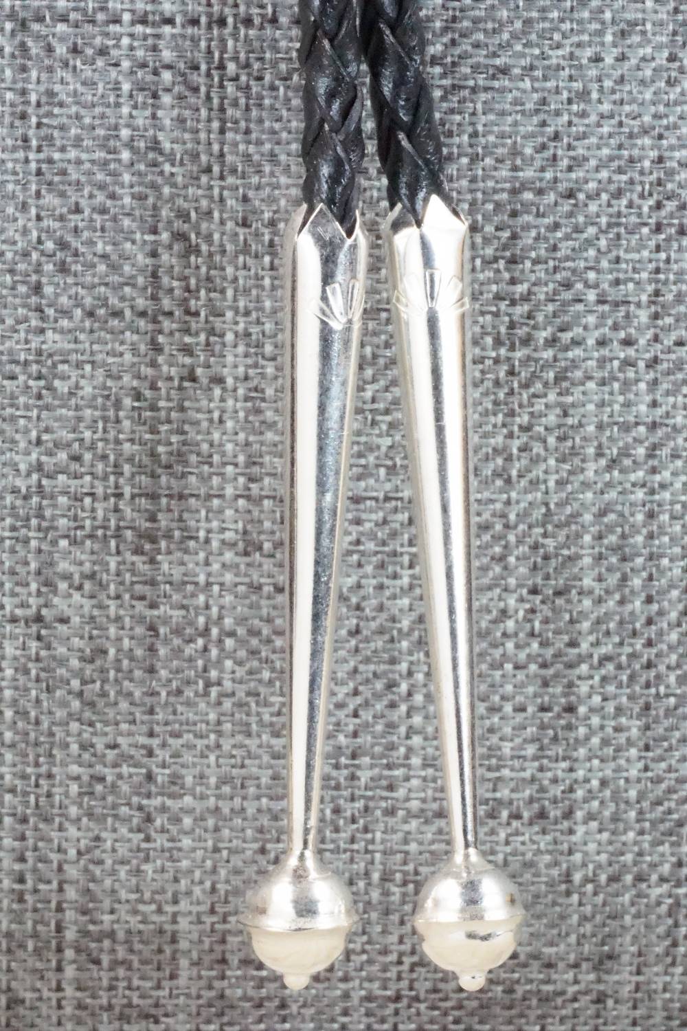 Multi Stone & Sterling Silver Inlay Bolo Tie - Ernie Ohmsatte