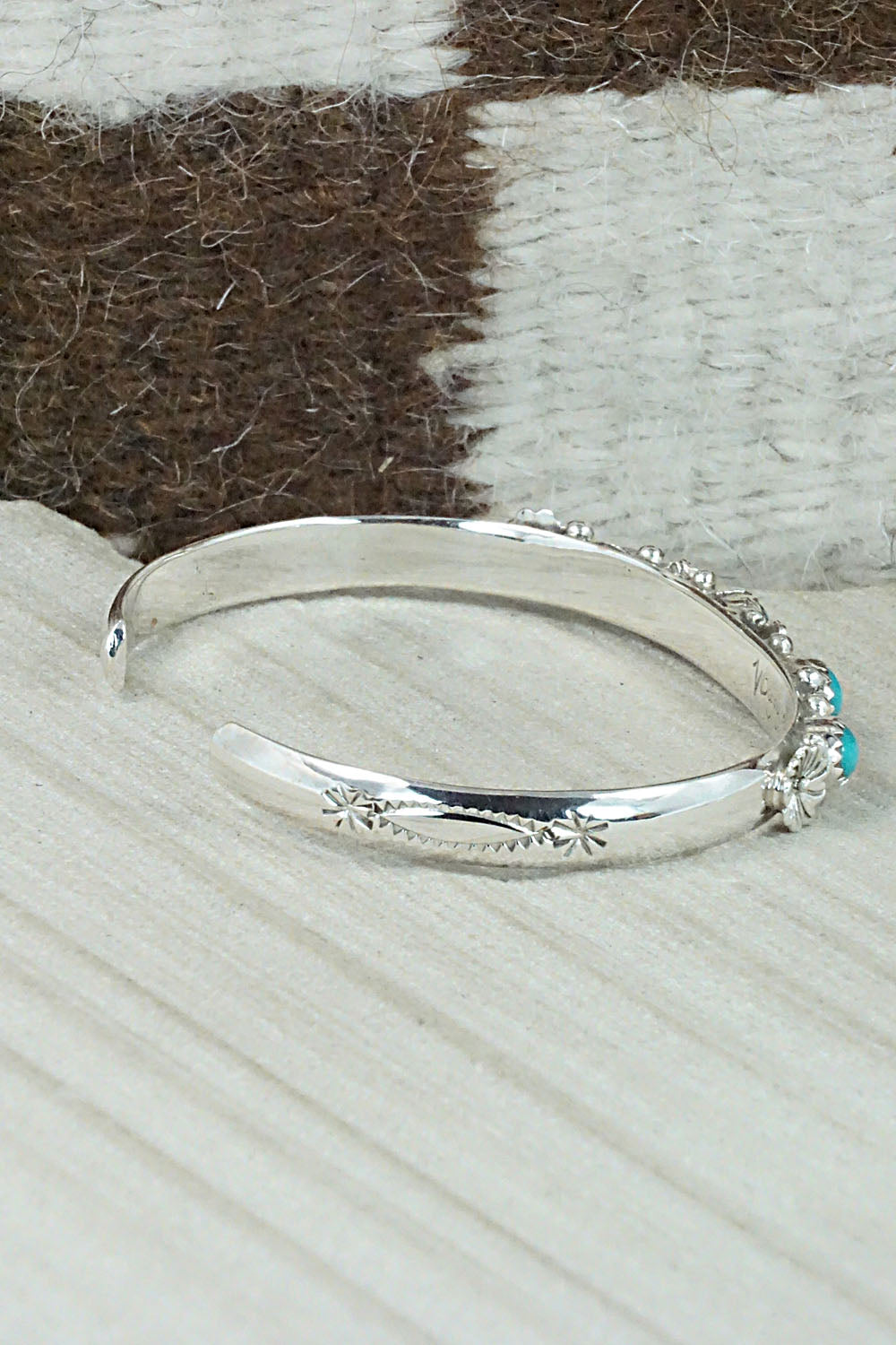 Turquoise & Sterling Silver Bracelet - William Begay