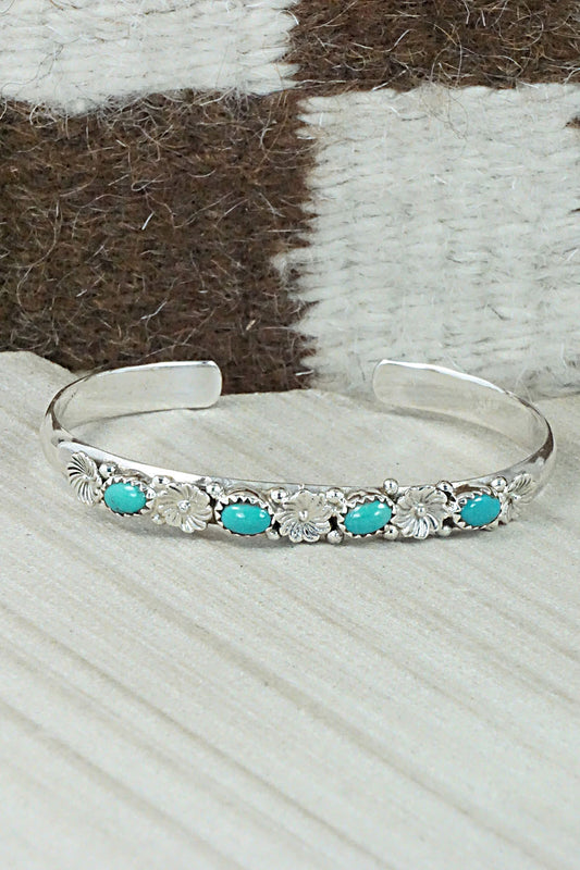 Turquoise & Sterling Silver Bracelet - William Begay