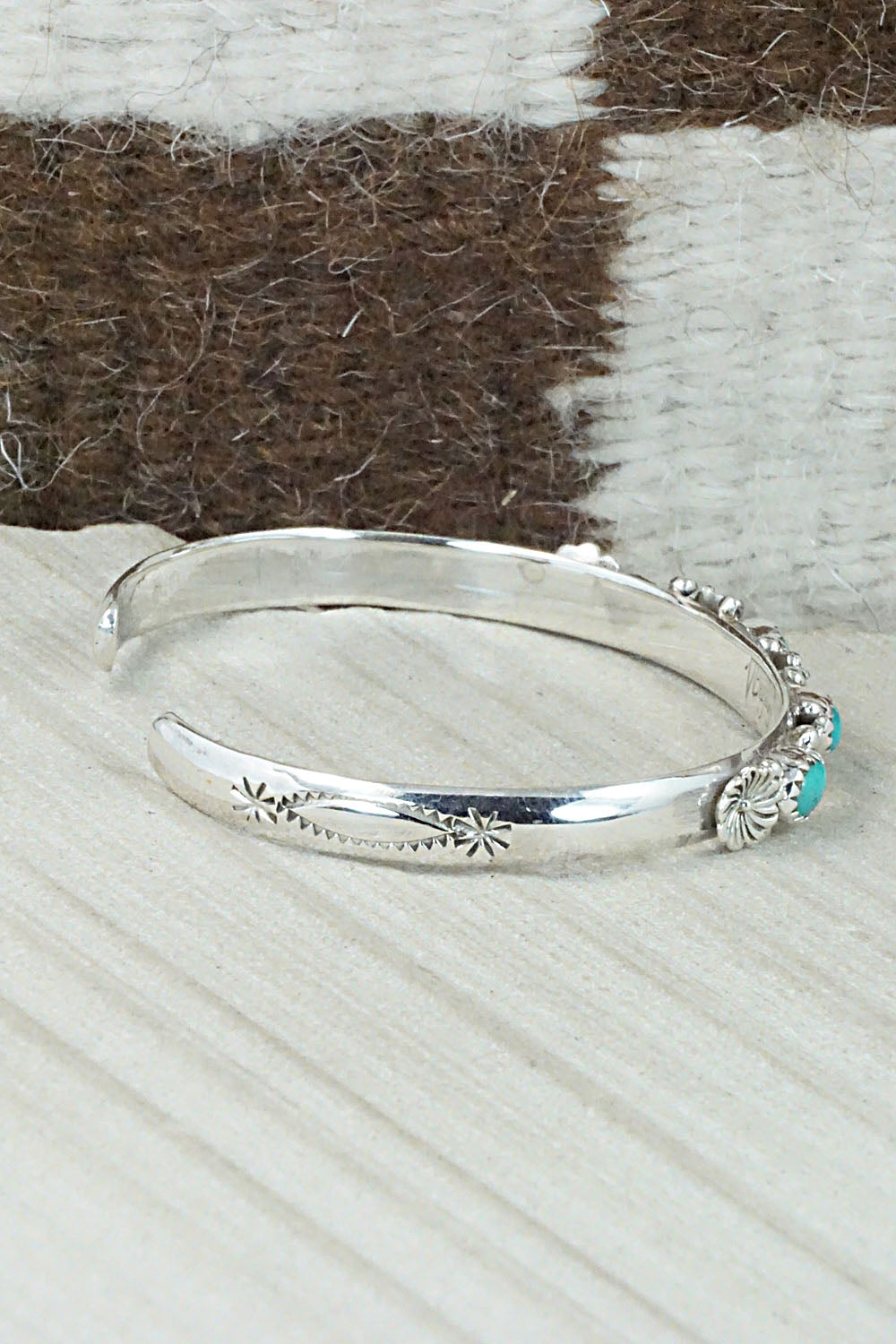 Turquoise & Sterling Silver Bracelet - William Begay