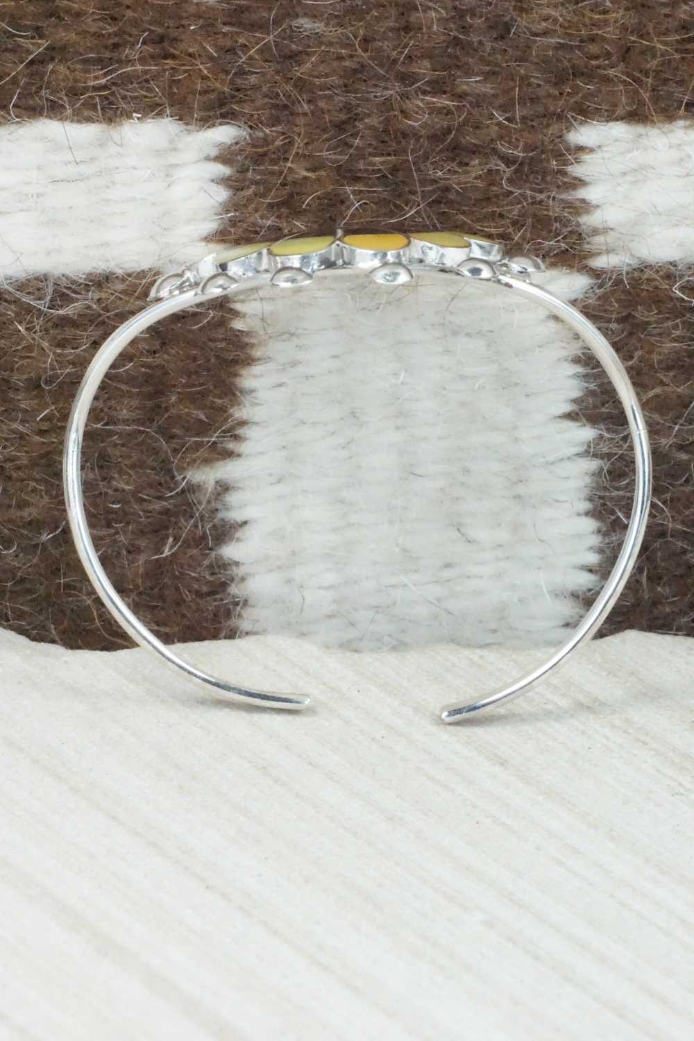 Multi Stone & Sterling Silver Inlay Bracelet - Pauline Lonjose
