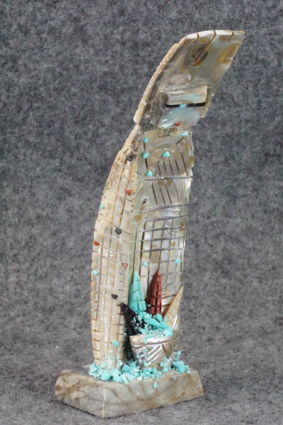 Corn Maiden Zuni Fetish Carving - Carl Etsate