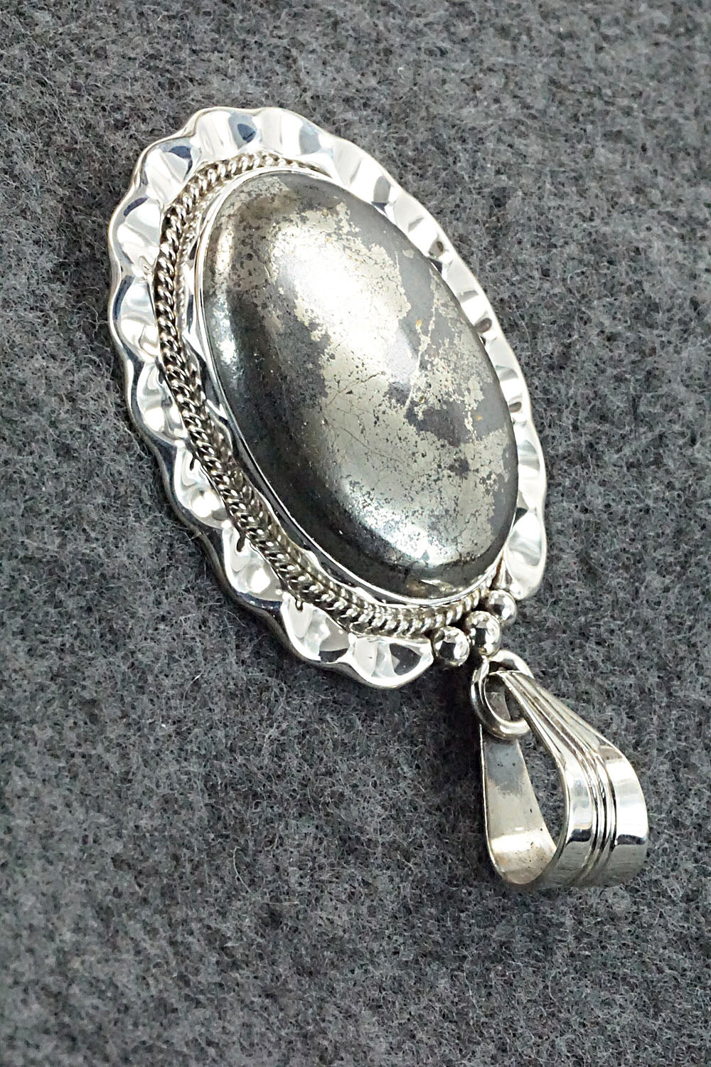Marcasite & Sterling Silver Pendant - Samuel Yellowhair