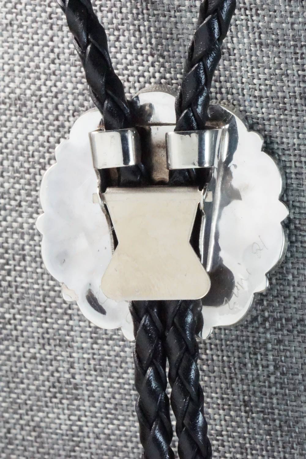 Multi Stone & Sterling Silver Bolo Tie - Delwin Gasper