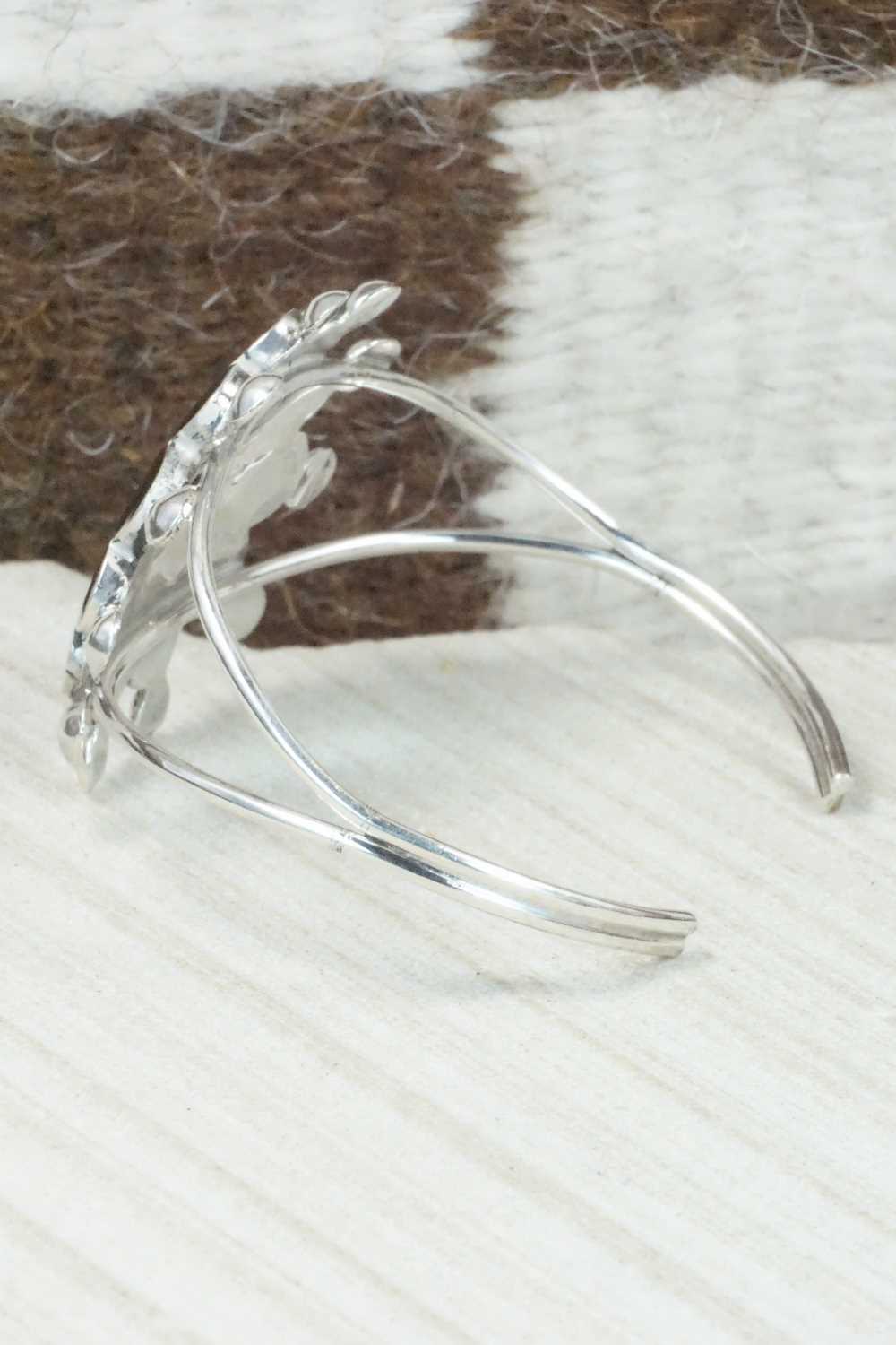 Multi Stone & Sterling Silver Inlay Bracelet - Pauline Lonjose
