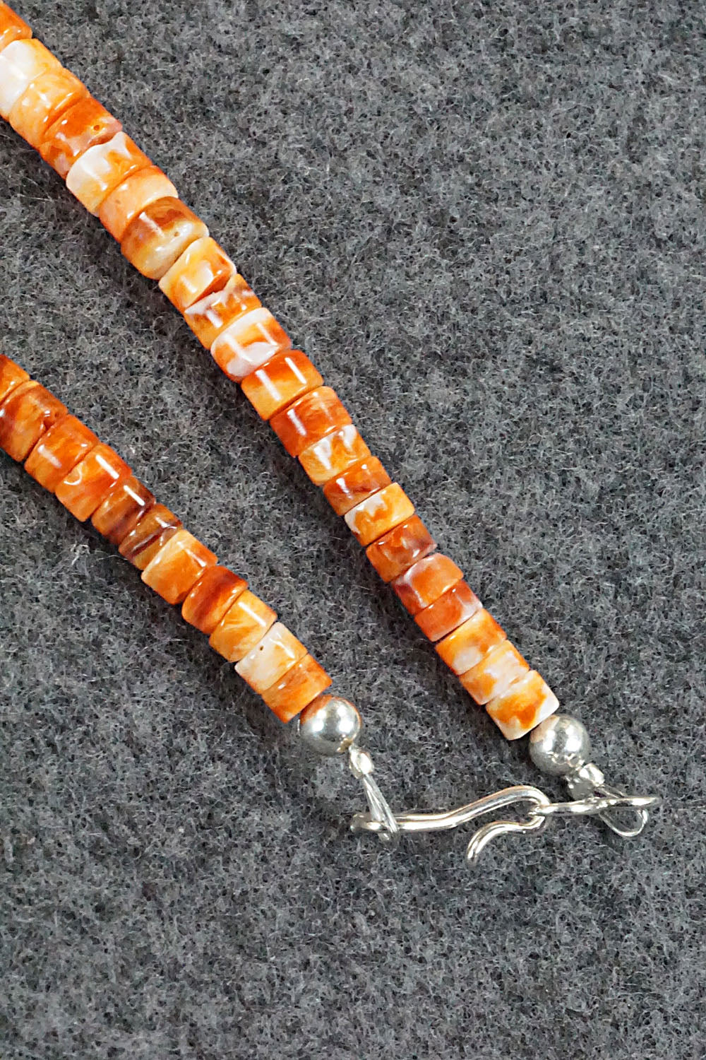 Turquoise & Spiny Oyster Necklace - Lupe Lovato