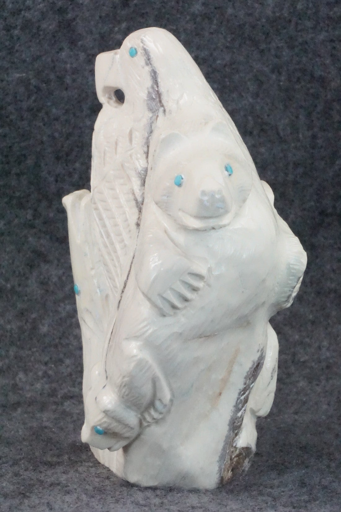 Six Direction Zuni Fetish Carving - Derrick Kaamasee