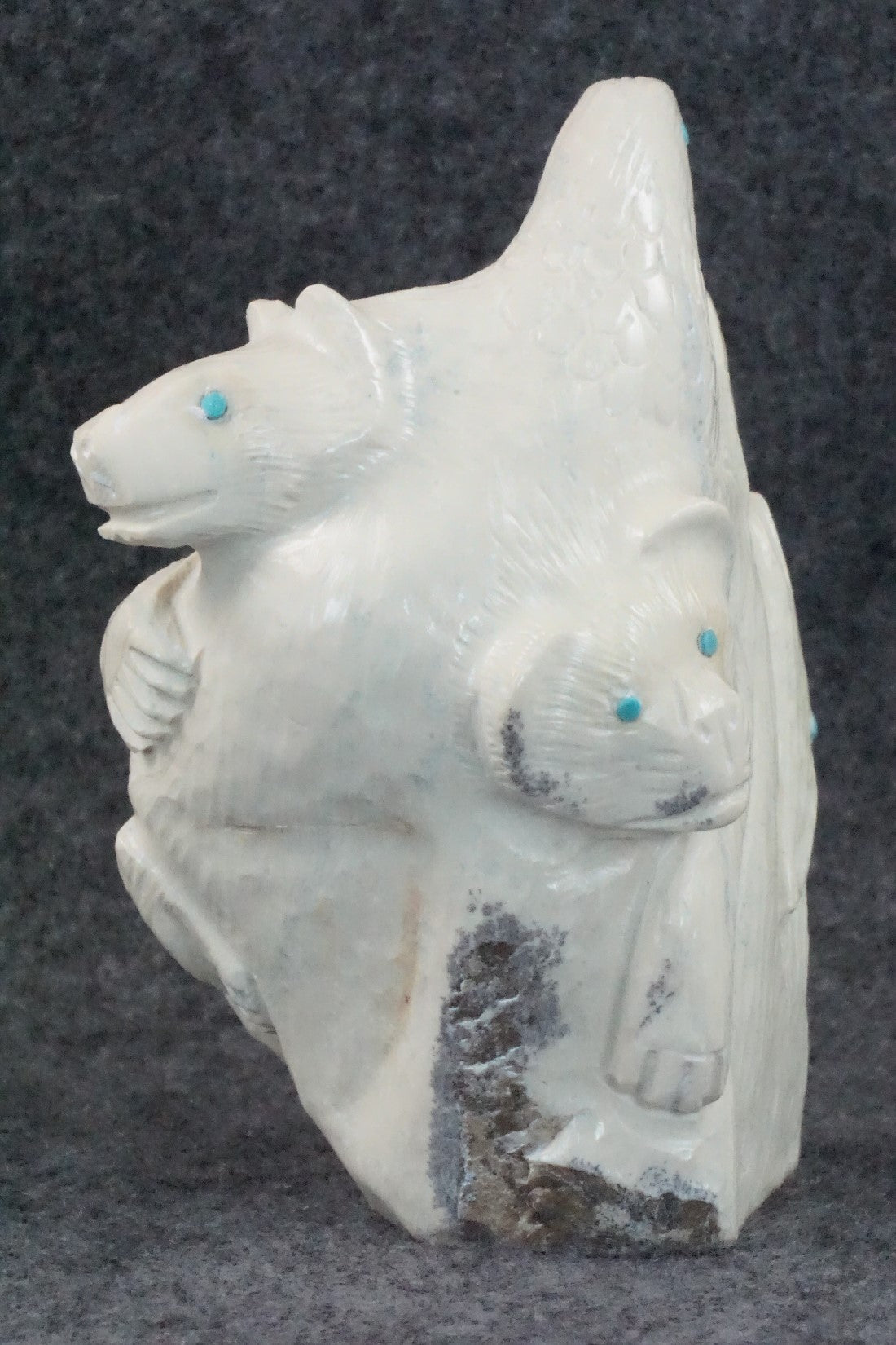 Six Direction Zuni Fetish Carving - Derrick Kaamasee