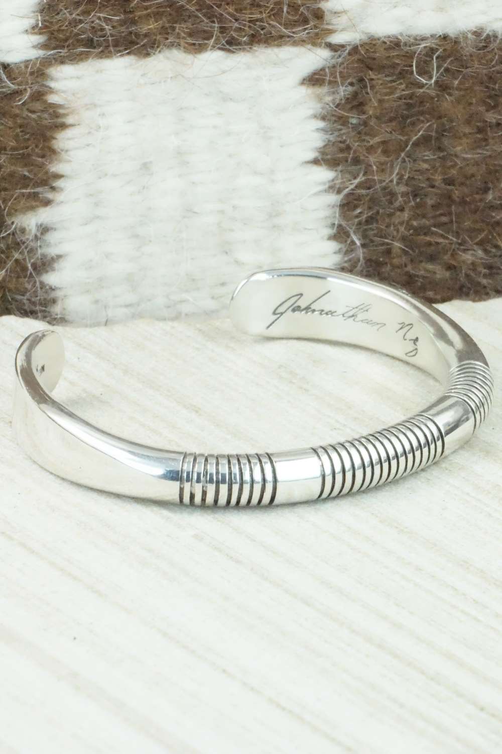 Sterling Silver Bracelet - Jonathan Nez