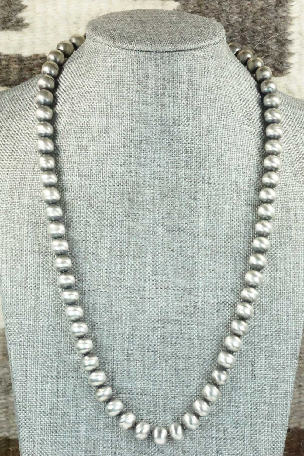 Sterling Silver Navajo Pearl Necklace - Jan Mariano
