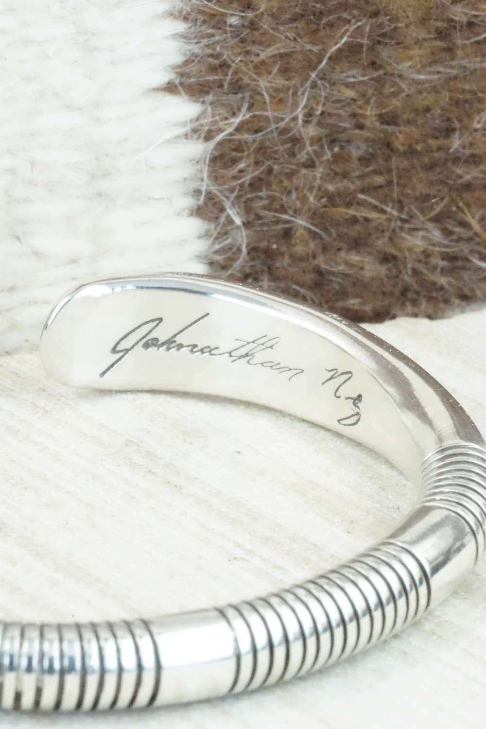 Sterling Silver Bracelet - Jonathan Nez