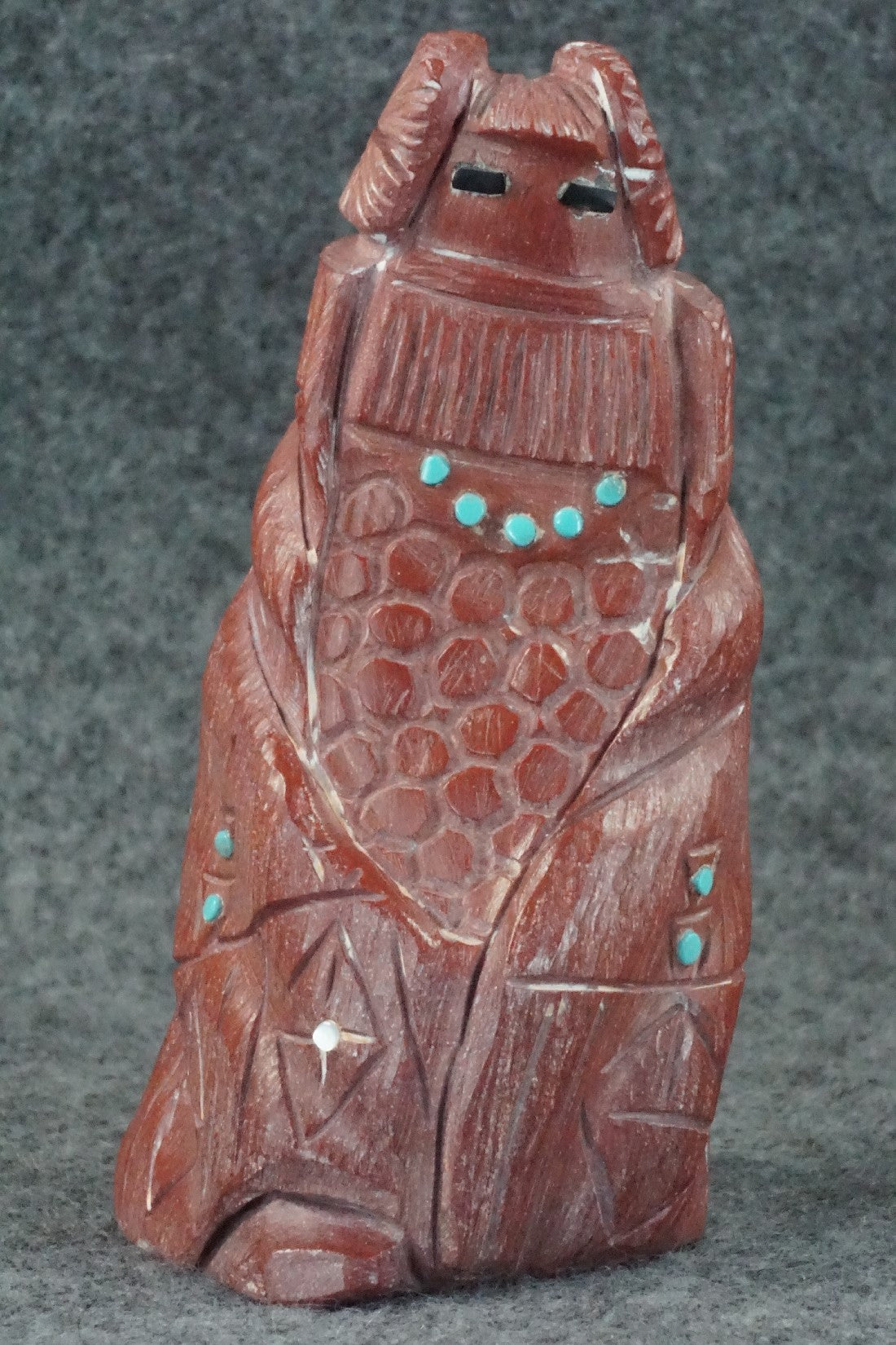 Corn Maiden Zuni Fetish Carving - Derrick Kaamasee