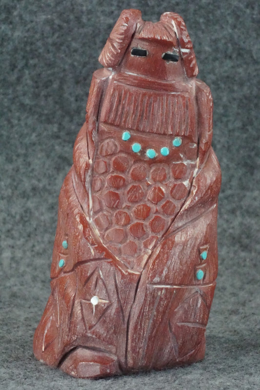 Corn Maiden Zuni Fetish Carving - Derrick Kaamasee