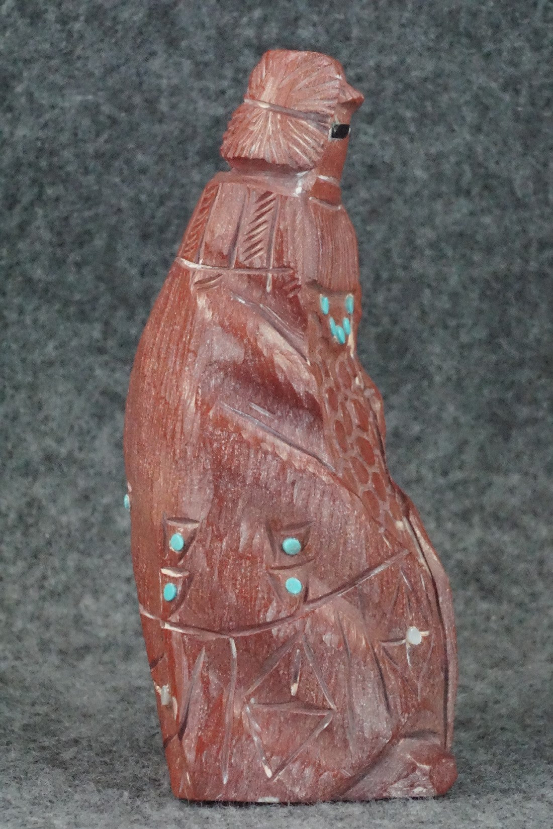 Corn Maiden Zuni Fetish Carving - Derrick Kaamasee