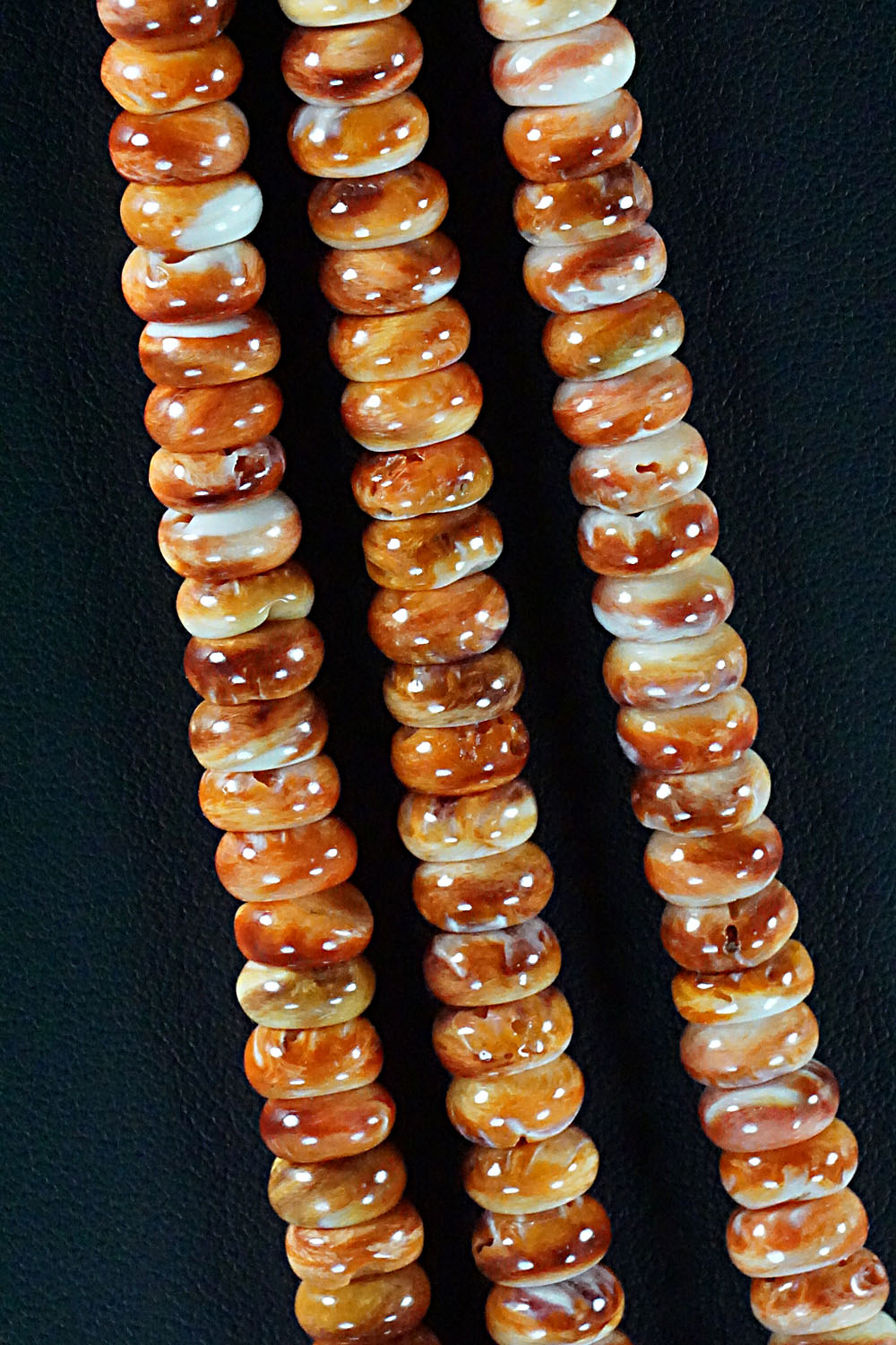 Turquoise, Spiny Oyster and Sterling Silver Necklace - Lupe Lovato
