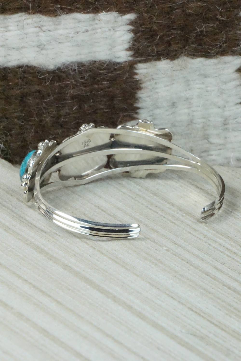 Turquoise & Sterling Silver Bracelet - Navajo