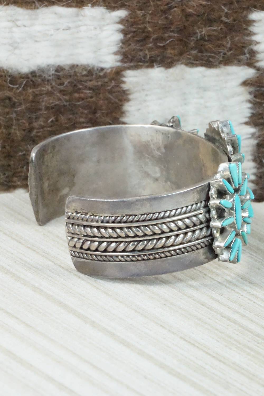 Turquoise & Sterling Silver Bracelet - Tom Hawk