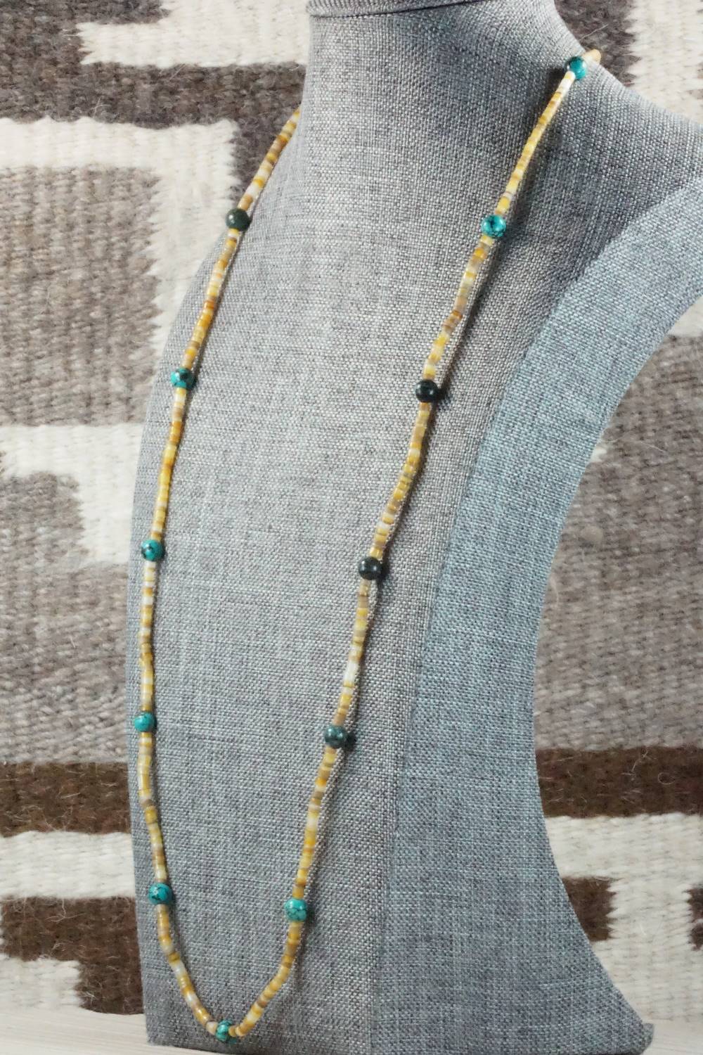 Turquoise & Shell Necklace - Ramona Bird