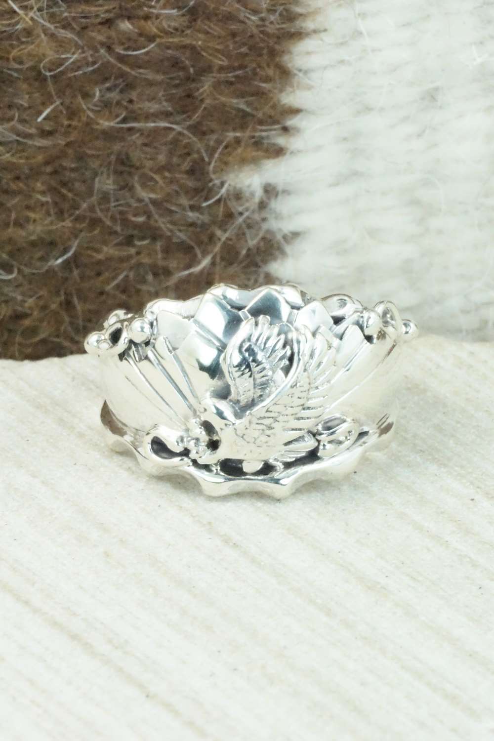Sterling Silver Ring - Genevieve Francisco - Size 13
