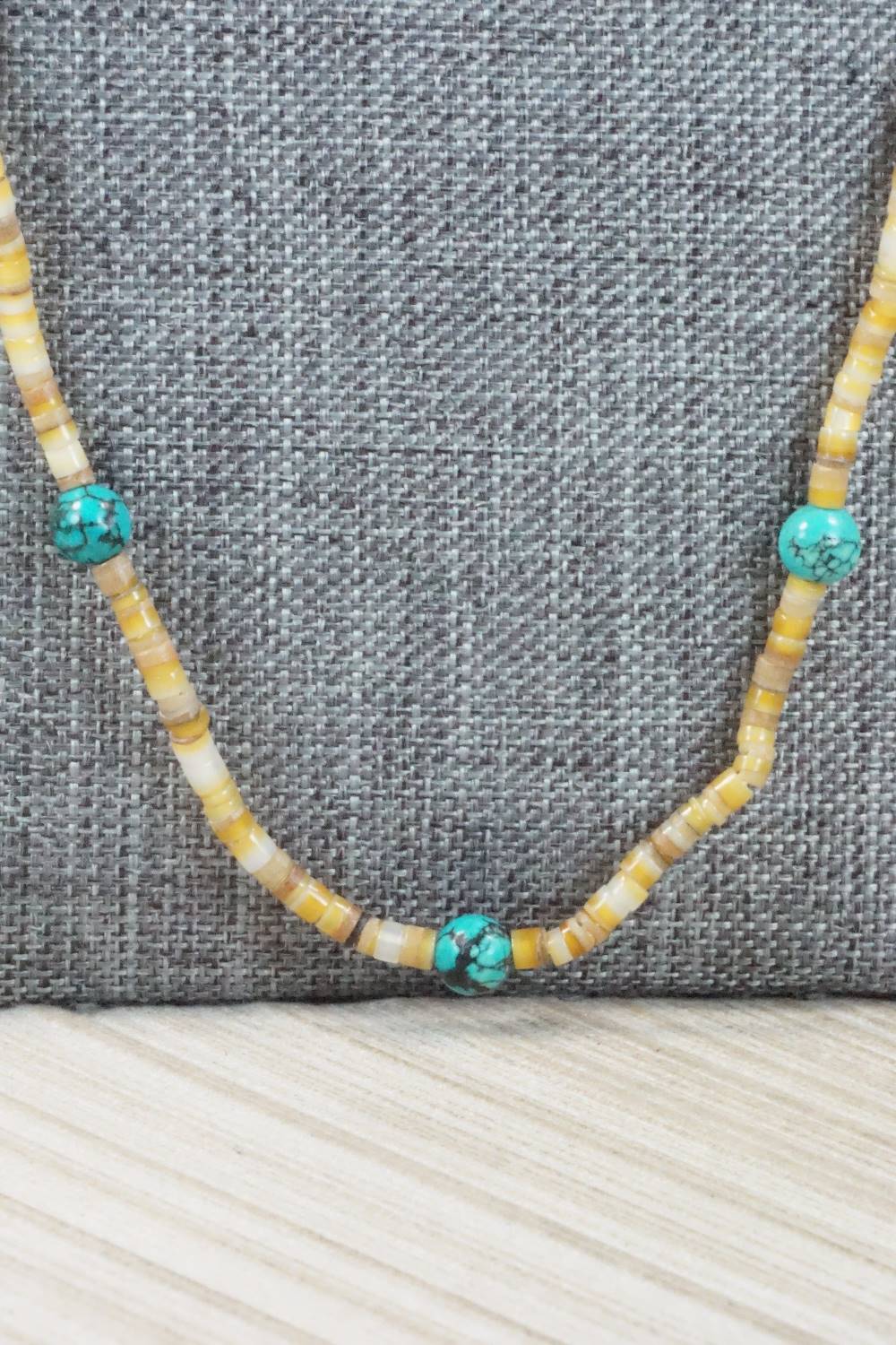 Turquoise & Shell Necklace - Ramona Bird