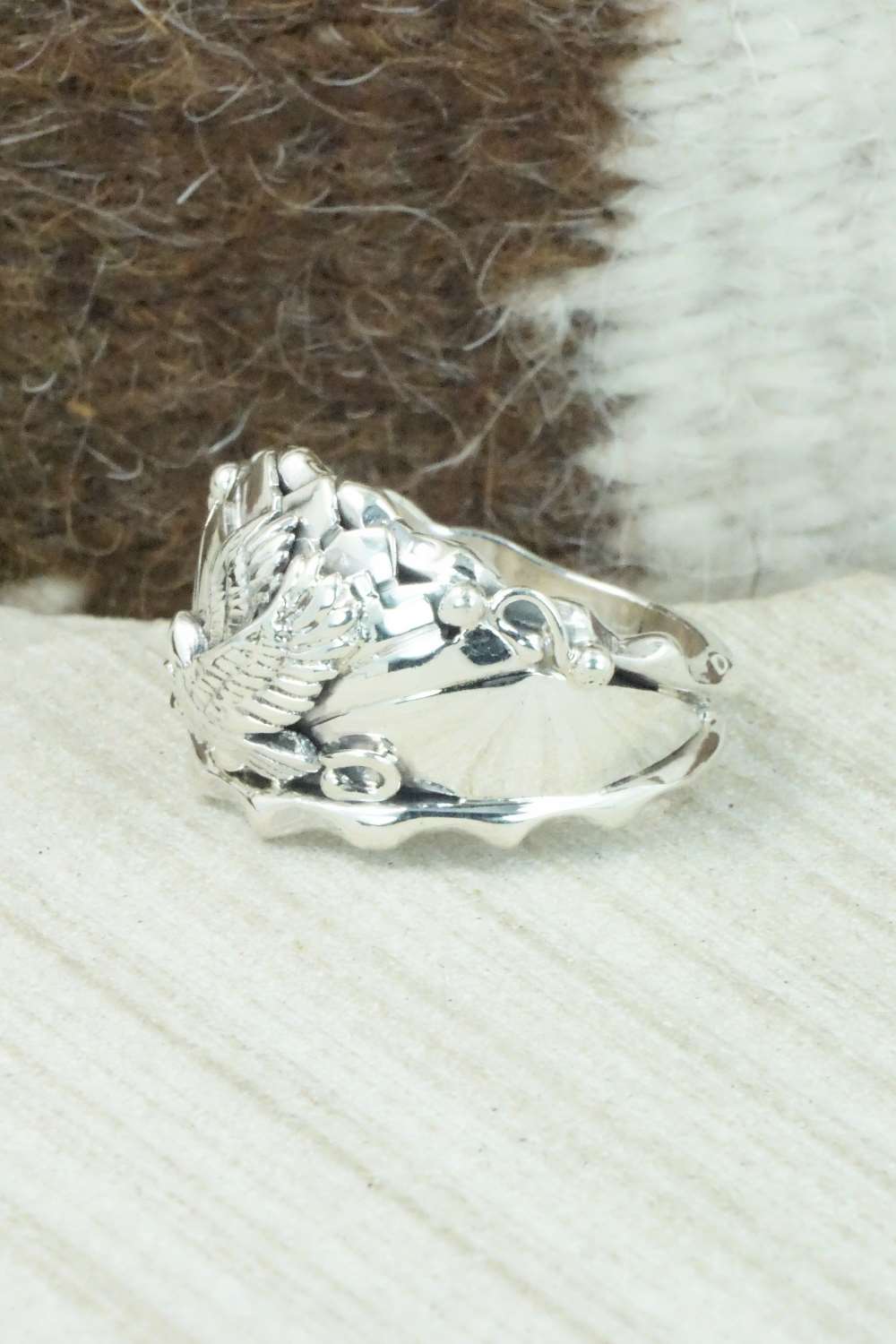 Sterling Silver Ring - Genevieve Francisco - Size 11.75