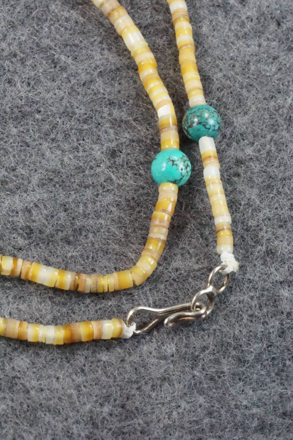 Turquoise & Shell Necklace - Ramona Bird